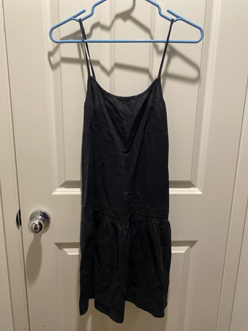 EUC Tommy Jeans Black Spaghetti Strap Midi Dress Y2K